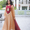 Maroon Royale Anarkali Set