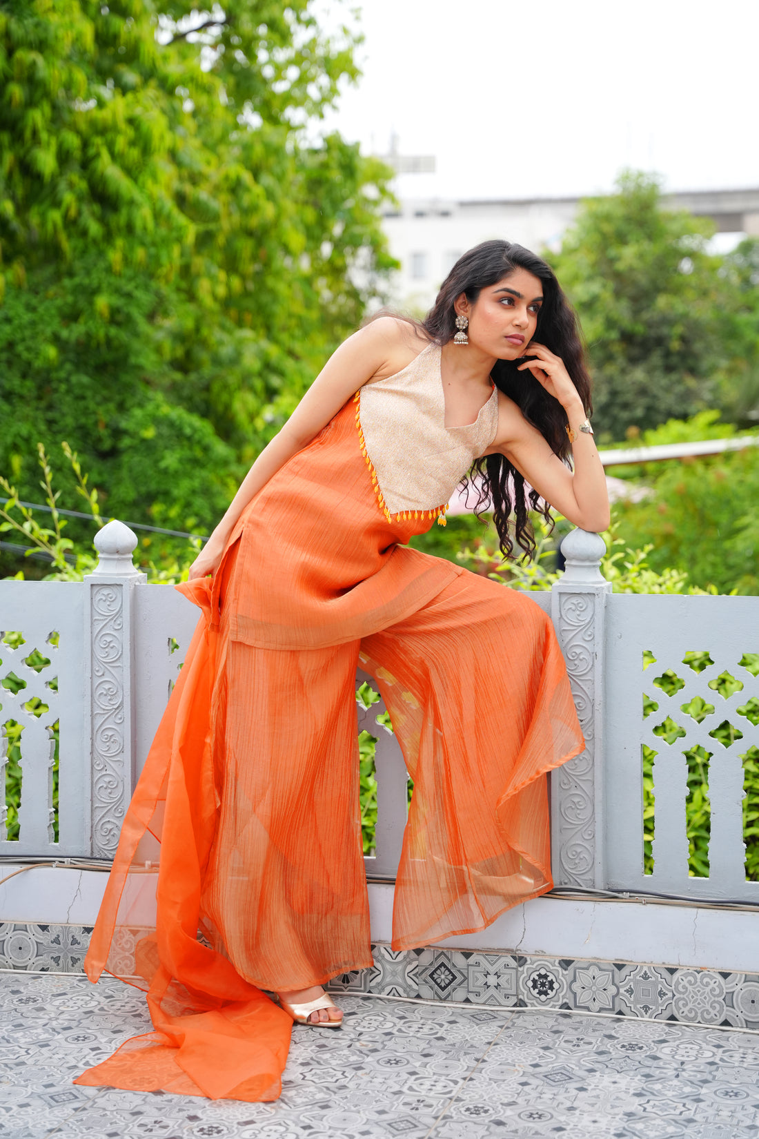 Tangerine Glow Co-ord Set