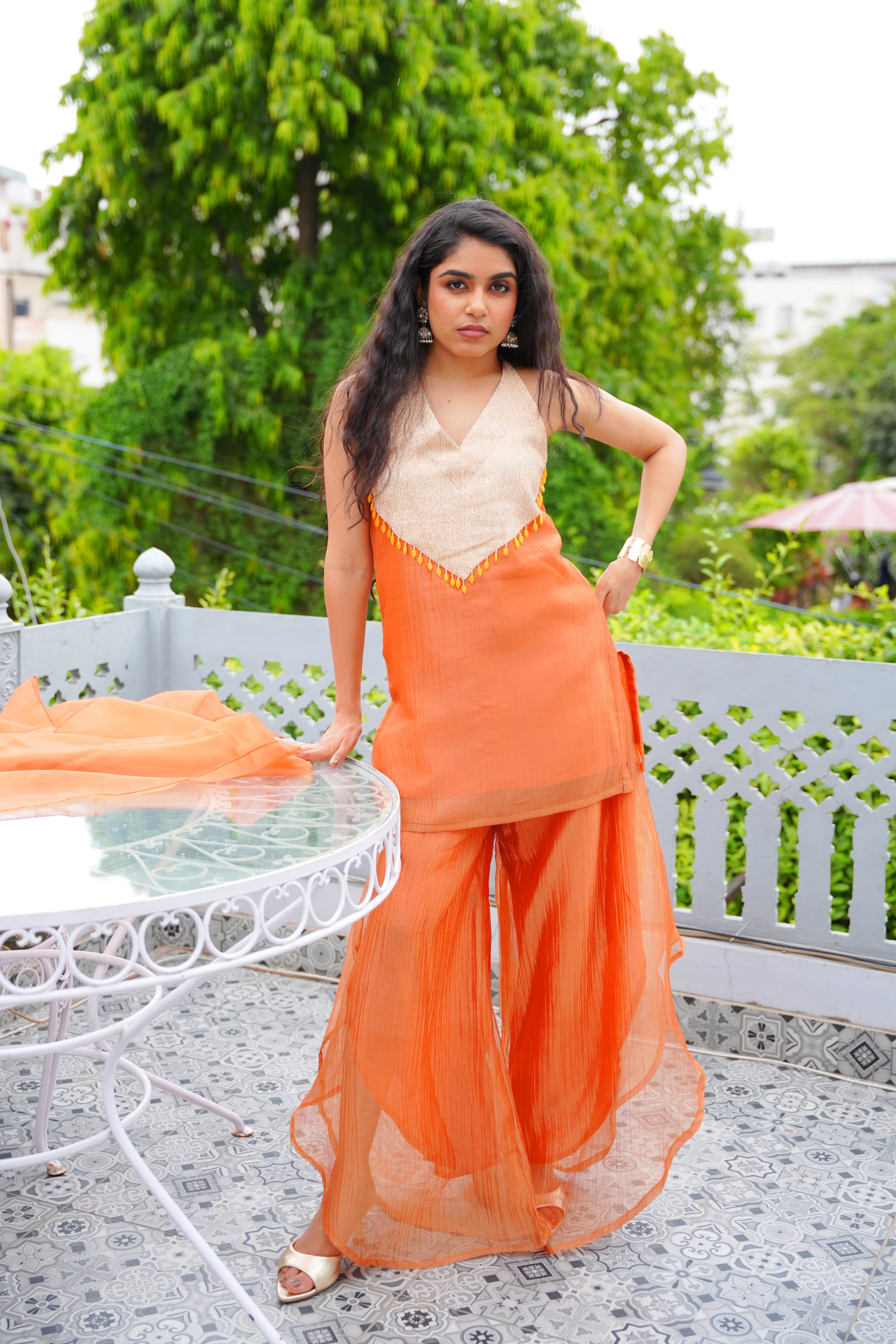 Tangerine Glow Co-ord Set