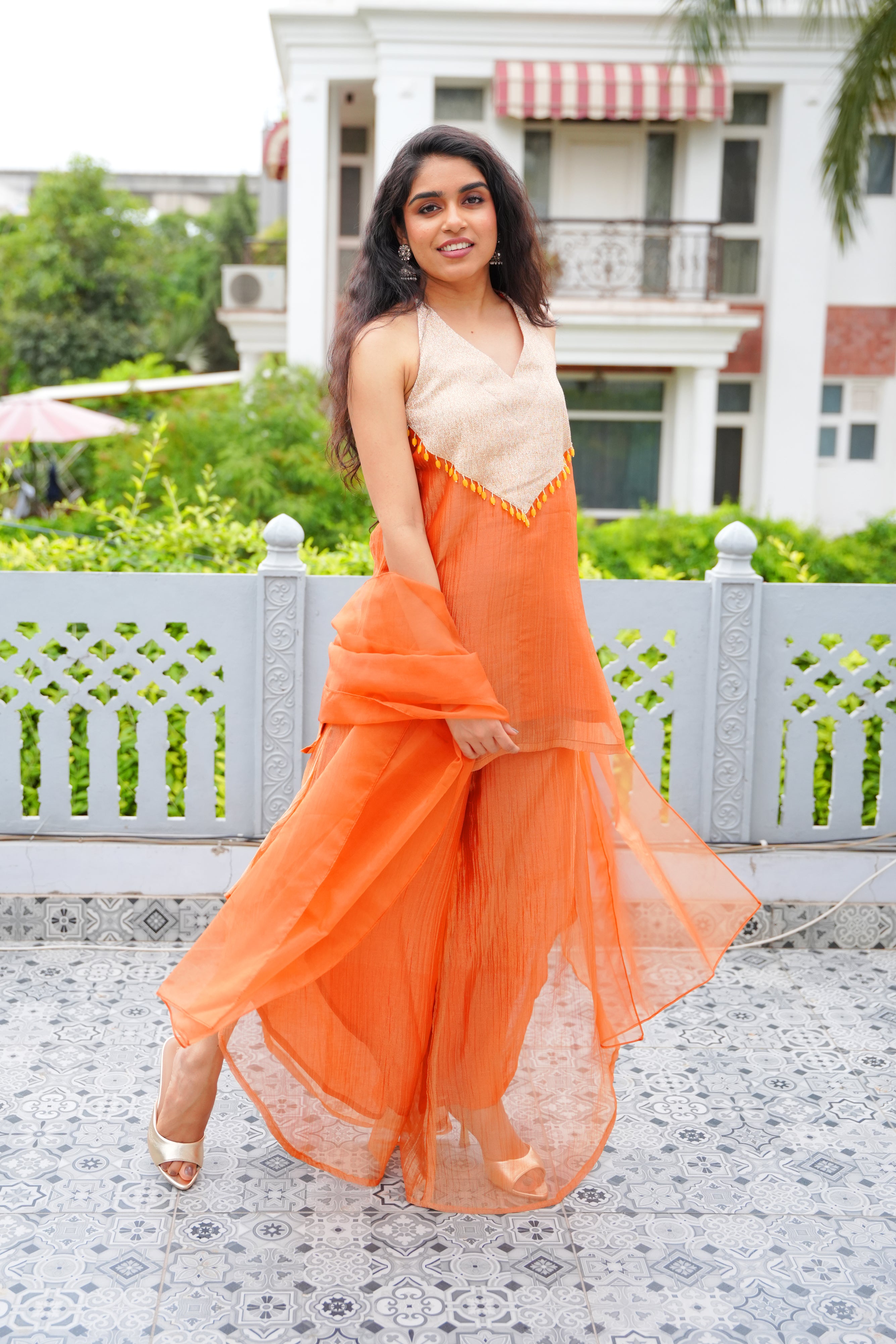 Tangerine Glow Co-ord Set
