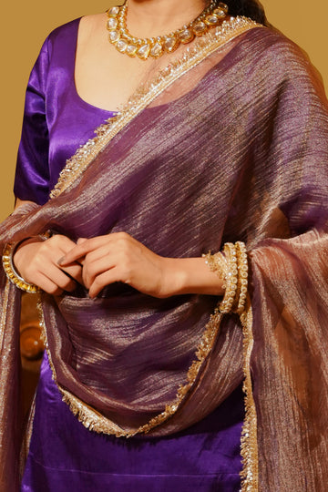 Midnight Iris Sharara Set